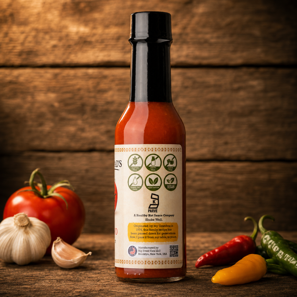 Inferno & Datil Pepper Hot Sauce Kosher Duo