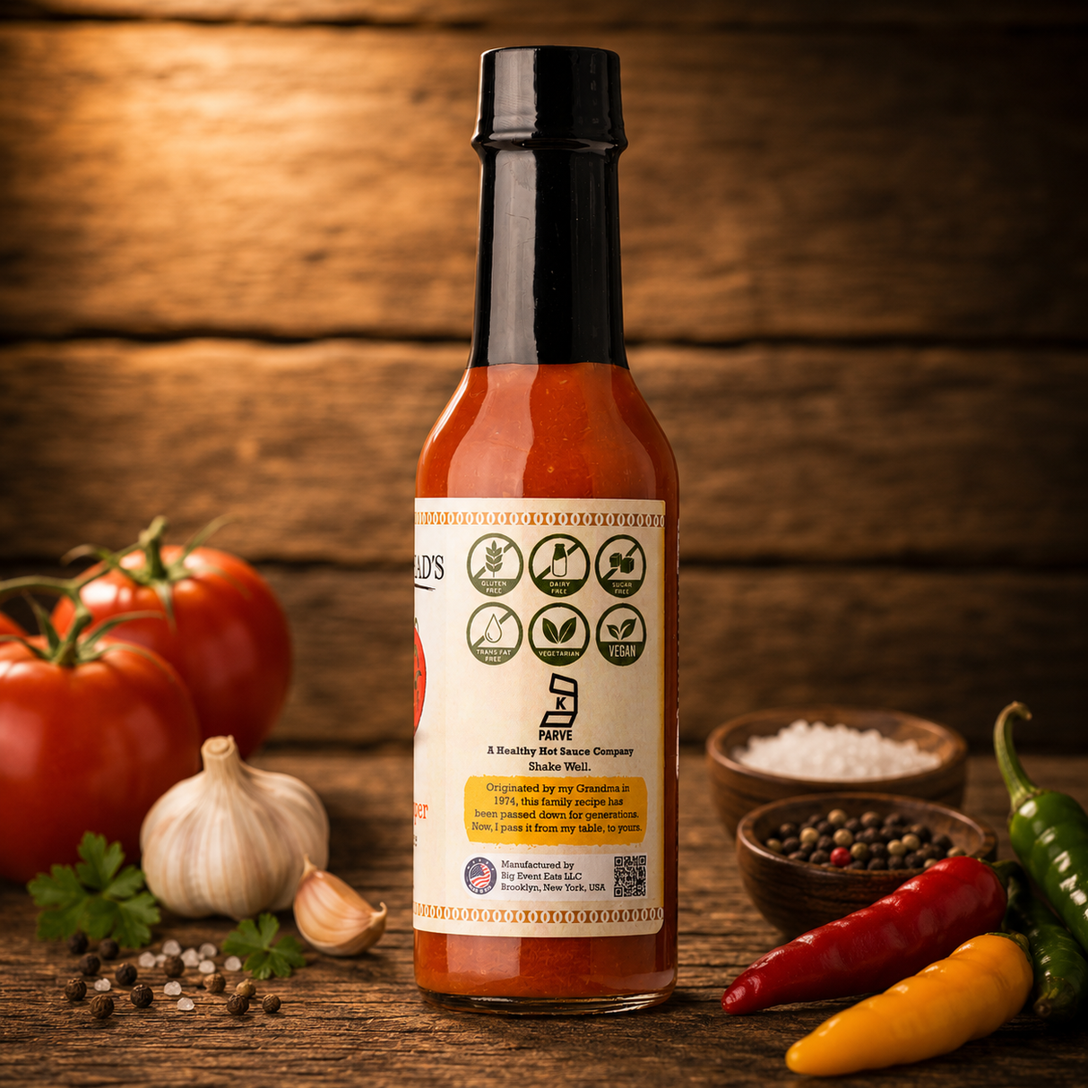Inferno & Datil Pepper Hot Sauce Kosher Duo