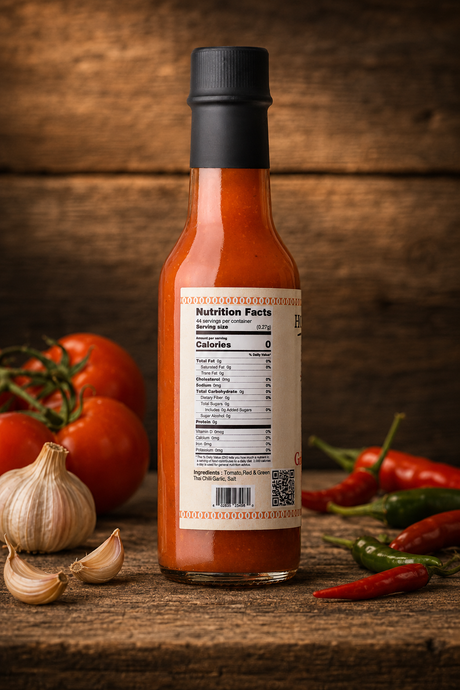 HOMESTEAD'S Gourmet Blend Hot Sauce, Farm-to-Table, Vegan & Gluten-Free