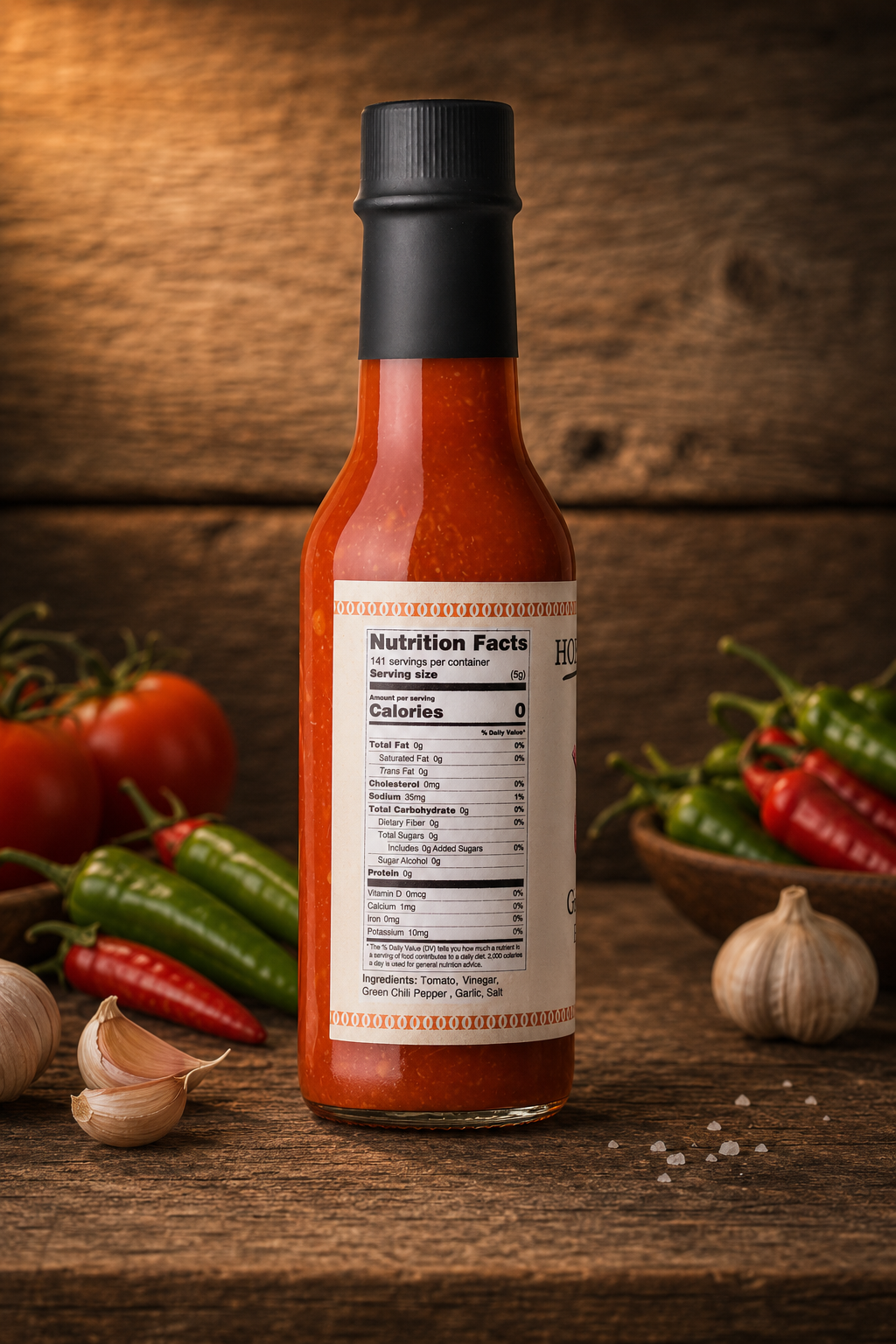 HOMESTEAD'S Green Chili Hot Sauce Duo, All-Natural, Farm-to-Table