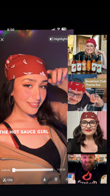 Red Chili Bandana – 100% Cotton | Homestead's Closet x The Hot Sauce Girl